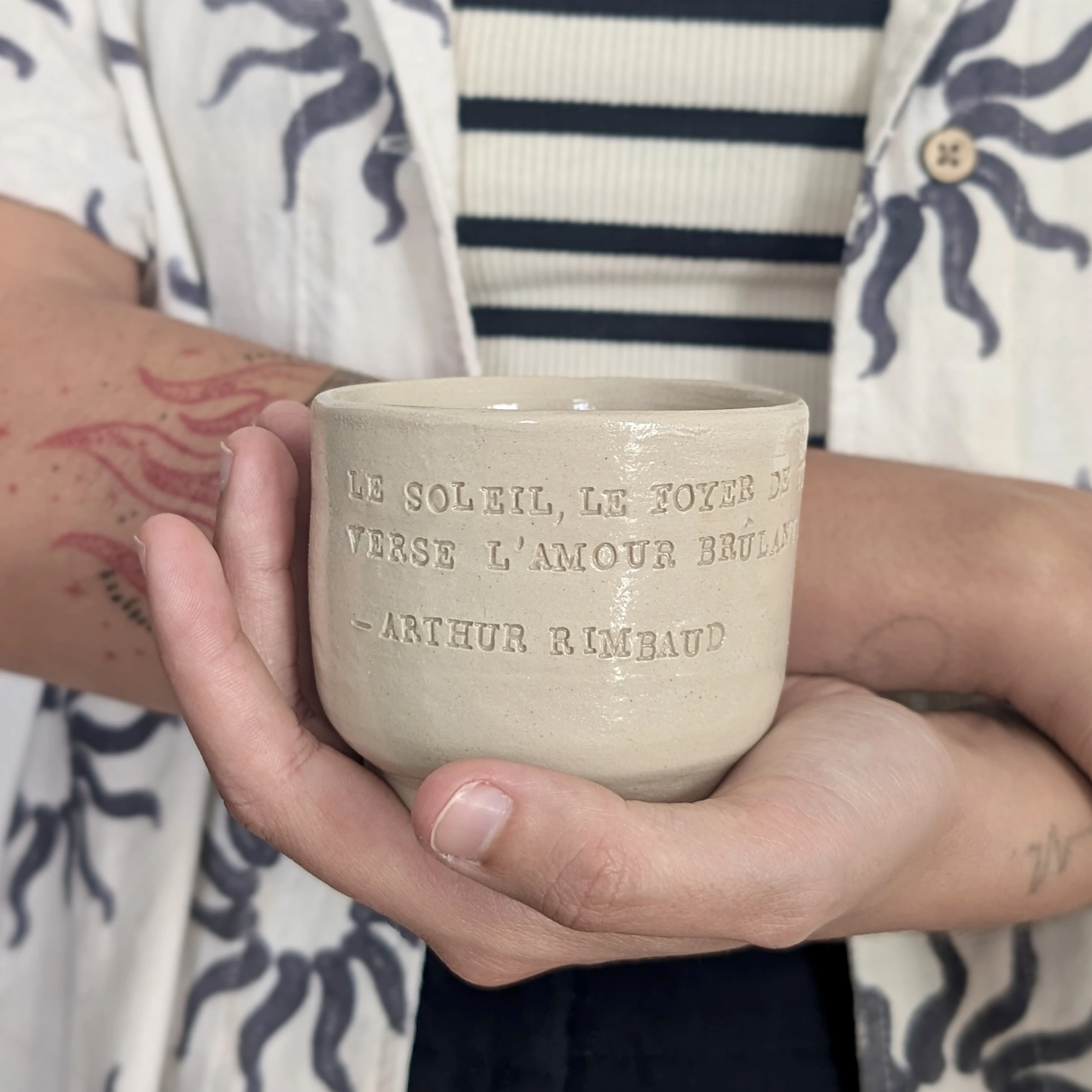 Tasse-poème "Soleil et Chair" d'Arthur Rimbaud – Image 2
