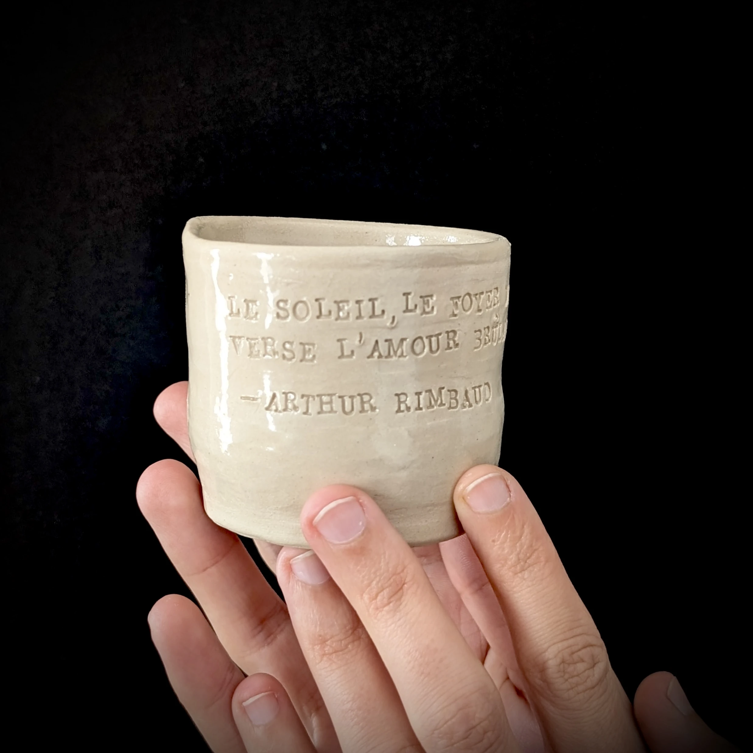Tasse-poème "Soleil et Chair" d'Arthur Rimbaud – Image 3